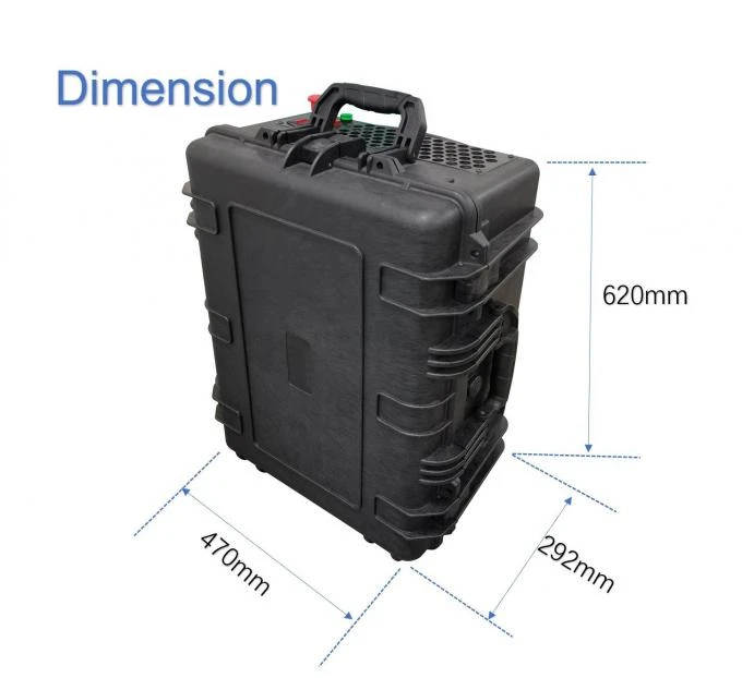 JPT 100W Handheld Laser Cleaning Machine Size JPT 100W Handheld Laser Cleaning Machine Size